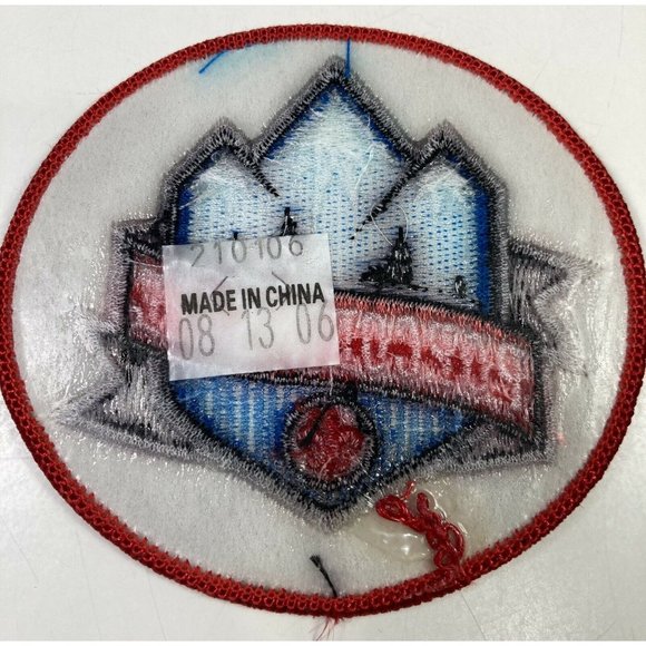 Boy Scouts Popcorn Sale Patch BSA Round Blue Gray Red White Mountains 210106 - Picture 3 of 3